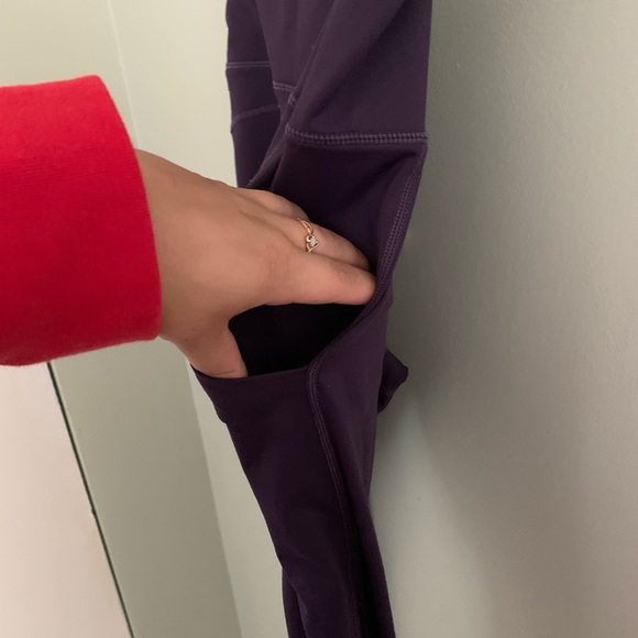 Purple Athletic Leggings - Picture 4 of 4